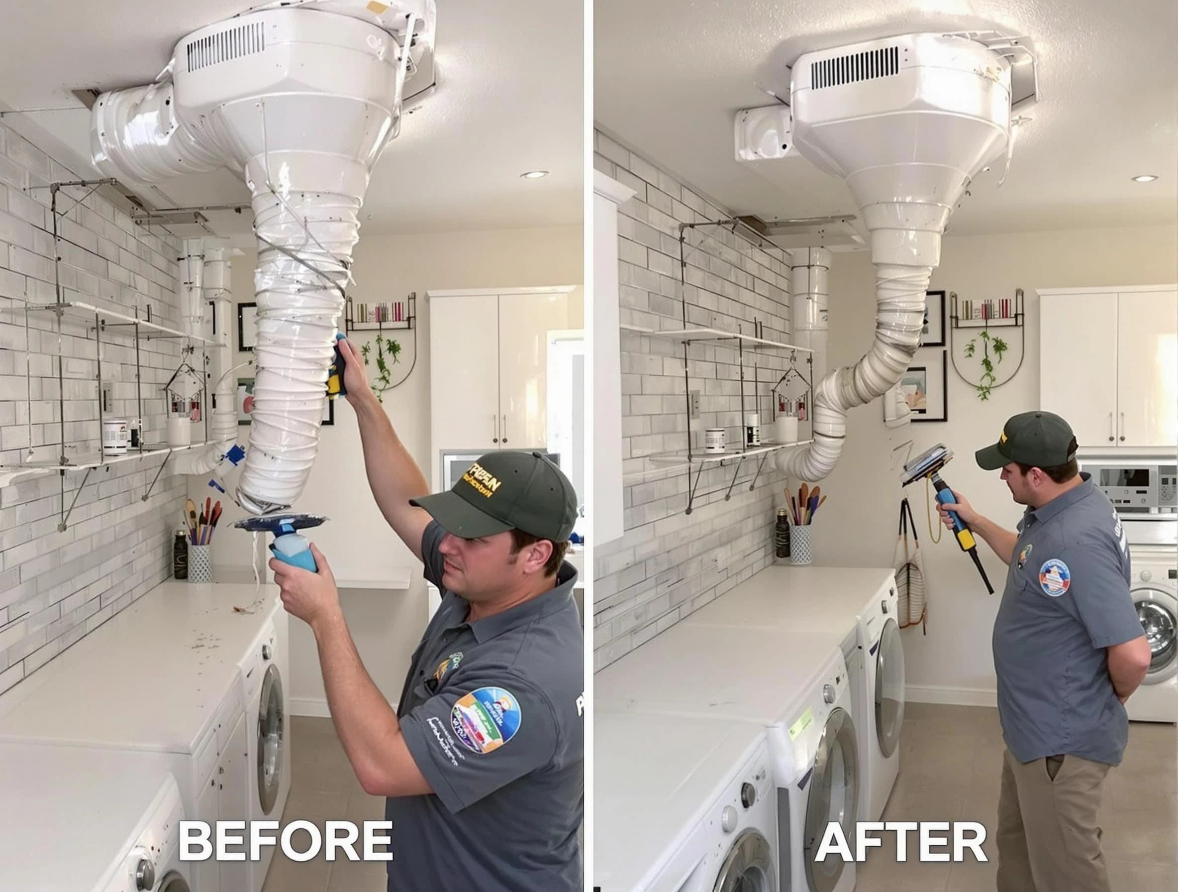 Professional dryer exhaust vent cleaning by West Pleasant View Dryer Vent Cleaning in West Pleasant View