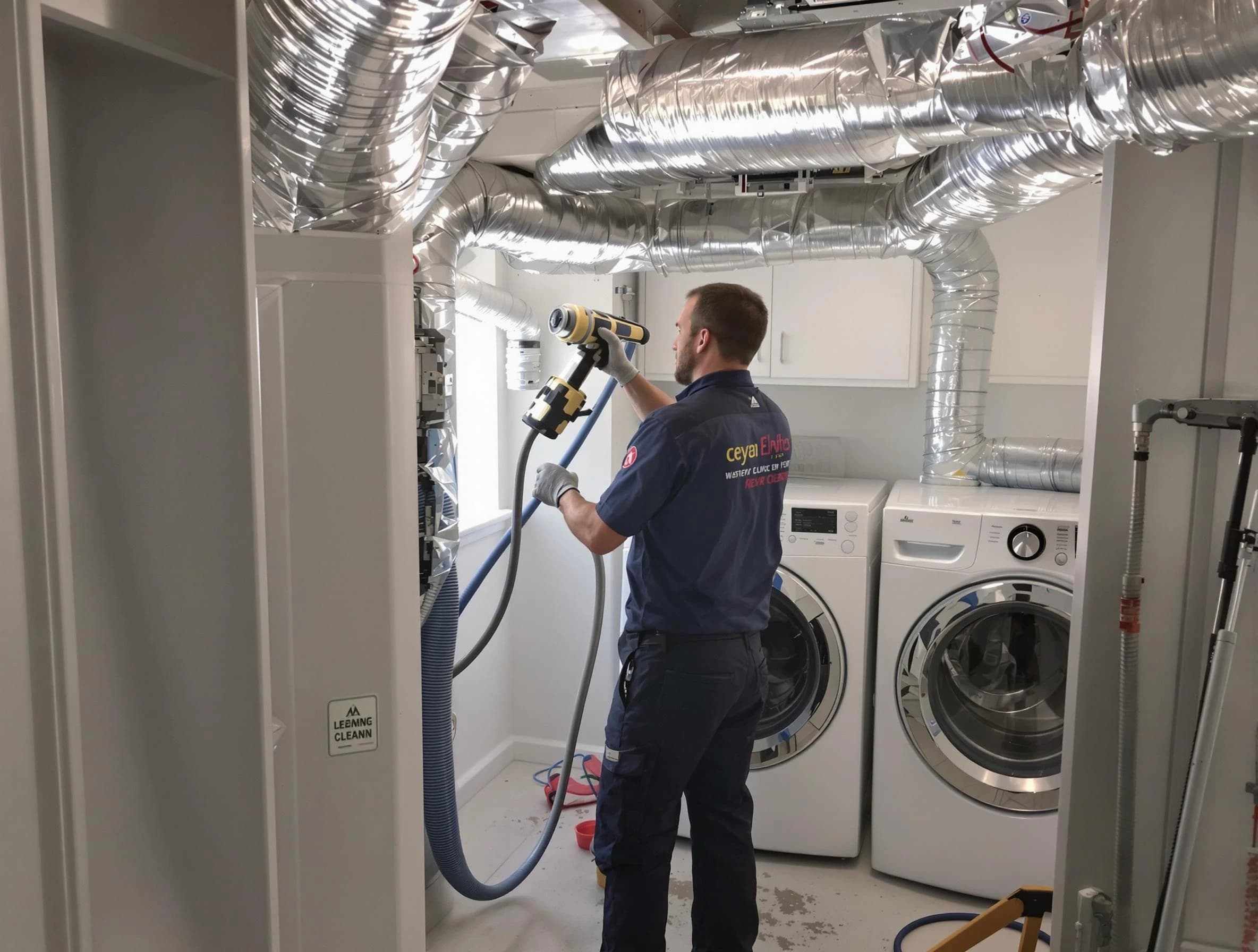 West Pleasant View Dryer Vent Cleaning specialist using advanced equipment for thorough duct cleaning in West Pleasant View