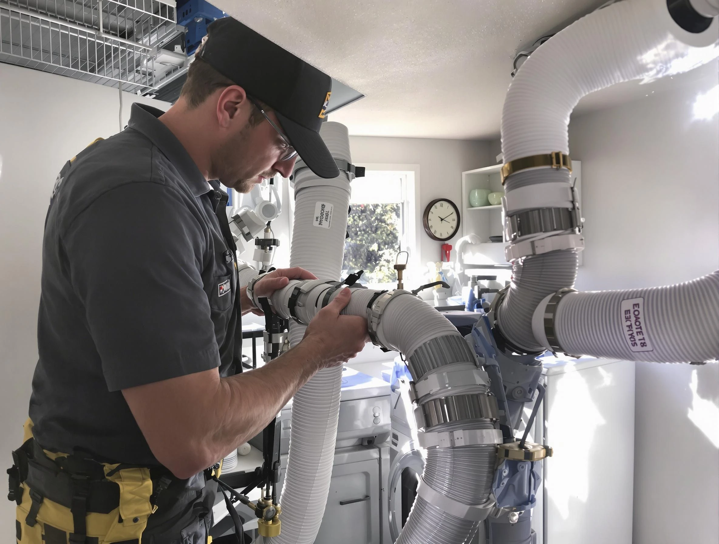 Dryer Vent Hose Installation in West Pleasant View