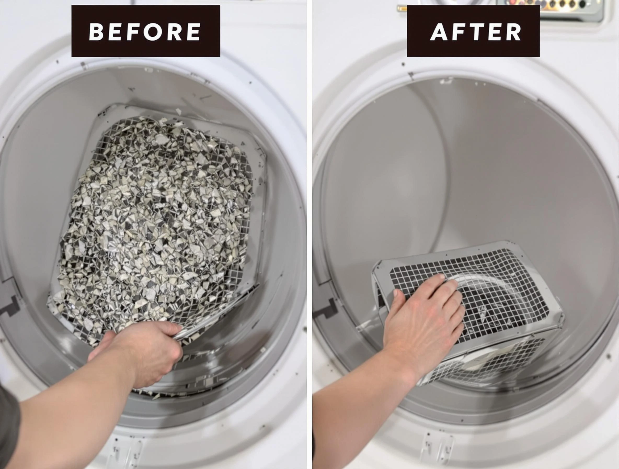 Professional lint trap cleaning by West Pleasant View Dryer Vent Cleaning in West Pleasant View