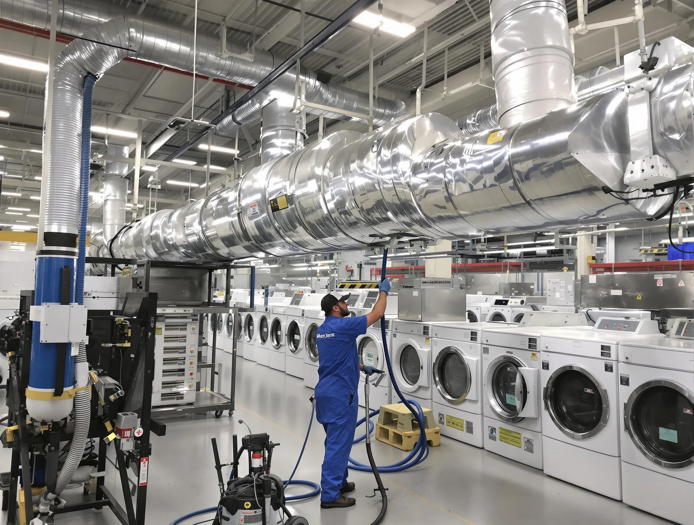 West Pleasant View Dryer Vent Cleaning team performing heavy-duty industrial dryer vent cleaning in West Pleasant View